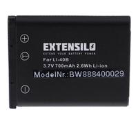 EXTENSILO Batterie compatible avec Medion Life E44056, P43001, P42002, P43005, P43007 appareil photo, reflex numérique (700mAh, 3,7V, Li-ion)