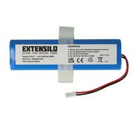 EXTENSILO Batterie compatible avec Medion MD18500, MD18501, MD18600 robot électroménager (3400mAh, 14,4V, Li-ion)