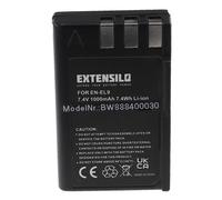 EXTENSILO Batterie compatible avec Nikon D40x DSLR, D40 SLR, D3000, D60 DSLR, D5000 appareil photo (1000mAh, 7,4V, Li-ion) G