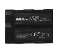EXTENSILO Batterie compatible avec Nikon D50, D70, D70s, D100, D100 SLR appareil photo, reflex numérique (1600mAh, 7,4V, Li-ion)