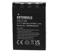 EXTENSILO Batterie Compatible avec Olympus Camedia C-50 Zoom, C-470 Zoom, C-5000 Zoom Appareil Photo, Reflex numérique (1100mAh, 3,7V, Li-ION)
