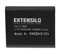 EXTENSILO Batterie compatible avec Olympus TG-1, DS-9500, DS-2600, SH-50 iHs, Powers SP-100, DS-9000 appareil photo (1050mAh, 3,7V, Li-ion)