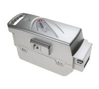 Extensilo Batterie Compatible Avec Panasonic Flyer C2, C2 Premium, C4, C4 Premium, C5 Vélo Électrique (23,2ah, 25,2v, Li-Ion, Argenté)