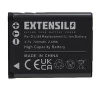 EXTENSILO Batterie Compatible avec Panasonic HX-DC2, HX-DC1, HX-DC10, HX-WA10 Appareil Photo, Reflex numérique (700mAh, 3,7V, Li-ION)