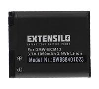 EXTENSILO Batterie Compatible avec Panasonic Lumix DMC-FT5S, DMC-LZ40, DMC-LZ40K, DMC-TS5 Appareil Photo, Reflex numérique (1050mAh, 3,7V, Li-ION)