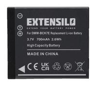 EXTENSILO Batterie Compatible avec Panasonic Lumix DMC-FS40, DMC-FS45, DMC-FT20, DMC-FT25 Appareil Photo, Reflex numérique (700mAh, 3,7V, Li-ION)