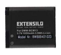 EXTENSILO Batterie Compatible avec Panasonic Lumix DMC-ZS35W