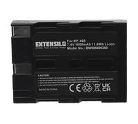 EXTENSILO Batterie Compatible avec Pentax K10D, K20D Appareil Photo (1600mAh, 7,4V, Li-ION)