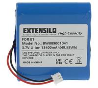 EXTENSILO Batterie Compatible avec Pure Evoke 1S, Mio by Orla Kiely, 1S Marshall, 2S, E-1S, Flow, Mio Radio (13400mAh, 3,7V, Li-ION)