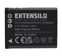 EXTENSILO Batterie compatible avec Sanyo Xacti VPC-GC10, VPC-CG21, VPC-GH1, VPC-GH3, VPC-CS1 appareil photo, reflex numérique (700mAh, 3,7V, Li-ion)