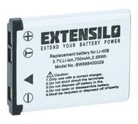EXTENSILO Batterie Compatible avec Sealife Reefmaster DC1200, DC1400, DC-1200, DC-1400 Appareil Photo, Reflex numérique (700mAh, 3,7V, Li-ION)