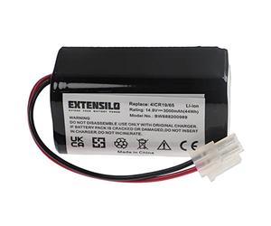 EXTENSILO Batterie Compatible avec Silvercrest SSRA1