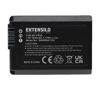 EXTENSILO Batterie compatible avec Sony Alpha A6000, A6300, A7R II, A6400, A7r ILCE-7K appareil photo, reflex numérique (1050mAh, 7,4V, Li-ion)