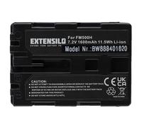 EXTENSILO Batterie Compatible avec Sony Alpha SLT-A57Y, SLT-A58, SLT-A58K, SLT-A58M Appareil Photo, Reflex numérique (1600mAh, 7,2V, Li-ION)