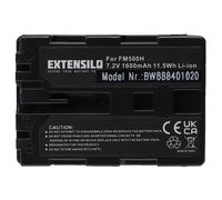 EXTENSILO Batterie compatible avec Sony Alpha SLT-A65V, SLT-A65VK, SLT-A65VM, SLT-A58Y appareil photo, reflex numérique (1600mAh, 7,2V, Li-ion)
