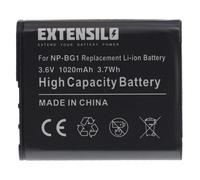 EXTENSILO Batterie compatible avec Sony Cybershot DSC-HX7VL, DSC-HX7VR, DSC-HX7V, DSC-HX9V, DSC-HX7VB, DSC-HX9 appareil photo (1020mAh, 3,6V, Li-ion)