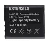 EXTENSILO 1x Batterie compatible avec Sony Cyber-Shot DSC-HX10V, DSC-HX20V, DSC-HX30V appareil photo, reflex numérique (1020mAh, 3,6V, Li-ion)