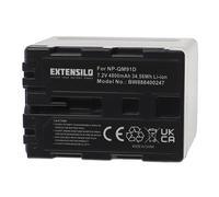 EXTENSILO Batterie compatible avec Sony HDR-UX1, HDR-UX1E, MVC-CD200, MVC-CD250, MVC-CD300 appareil photo, reflex numérique (4800mAh, 7,2V, Li-ion)