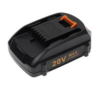 EXTENSILO Batterie compatible avec Worx WX523.9, WX502.1, WX508, WX508.9, WX529, WX529.9, WX530, WX523 outil électrique (2500 mAh, Li-ion, 20 V)
