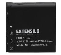 EXTENSILO Batterie compatible avec YASHICA City 200, 100 appareil photo (1250mAh, 3,7V, Li-ion)