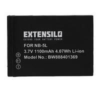 EXTENSILO Batterie Remplacement pour Canon NB-5L pour Appareil Photo (1100mAh, 3,7V, Li-ION)