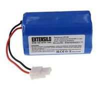 EXTENSILO Batterie remplacement pour Ecovacs 4ICR19/65, BL7402A, INR18650-M26-4S1P pour aspirateur, robot électroménager (3400mAh, 14,8V, Li-ion)
