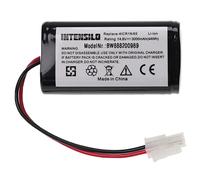 EXTENSILO Batterie remplacement pour Ecovacs 4ICR19/65, BL7402A, INR18650-M26-4S1P pour aspirateur, robot électroménager (3000mAh, 14,8V, Li-ion)