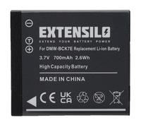 EXTENSILO Batterie remplacement pour Panasonic NCA-YN101G, NCA-YN101F, DMW-BCK7PP, DMW-BCK7E, DMW-BCK7 pour appareil photo (700mAh, 3,7V, Li-ion)