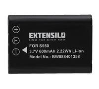 EXTENSILO Batterie Remplacement pour Pentax D-Li78 | pour appareil photo (600mAh, 3,7V, Li-ion)