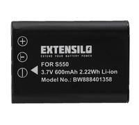 EXTENSILO Batterie Remplacement pour Pentax D-Li78 pour Appareil Photo, Reflex numérique (600mAh, 3,7V, Li-ION)