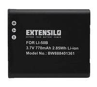 EXTENSILO 1x Batterie remplacement pour Ricoh DB-110, LB-050, DB-L110, DB-100 pour appareil photo (770mAh, 3,7V, Li-ion)
