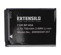 EXTENSILO Batterie Remplacement pour Samsung BP-85a, BP85a, EA-BP85a, IA-BP85a pour Appareil Photo, Reflex numérique (750mAh, 3,7V, Li-ION)