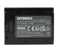 EXTENSILO Batterie remplacement pour Sony NP-FZ100 pour appareil photo (2400mAh, 7,2V, Li-ion)