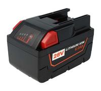 EXTENSILO Batterie remplacement pour Würth 700956730 pour outil électrique aspirateur (6000 mAh, Li-ion, 28 V)