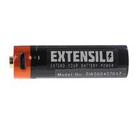EXTENSILO Pile Rechargeable AA Mignon (AA) avec Prise Micro-USB (920mAh, 1,5V, Li-ION)