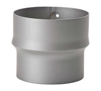 Extension 130 mm - 150 mm pour tuyau de poêle, gris