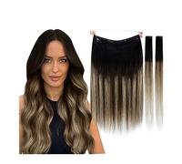Extension a Clip Cheveux Clip dans les extensions de cheveux de vrais cheveux humains, extensions de cheveux humains naturels doux faits à la main for les femmes, clip de cheveux humains longs et raid
