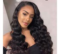 Extension a Clip Cheveux Clip Ondulé dans les Extensions de Cheveux Vrais Cheveux Humains 8pcs / Set Pinces à Cheveux Ins for Femmes Noires Cheveux Humains Sans Soudure Remy Body Wave Noir Clip Dans L