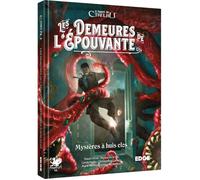 Extension - ASMODEE - Les Demeures de l'Épouvante - L'Appel de Cthulhu 7e Éd. - 5 scénarios 1-6 joueurs - Livre 256p