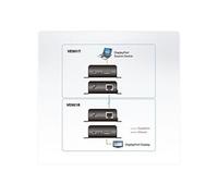 Extension ATEN DisplayPort HDBaseT-Lite, VE901T, émetteur, jusqu'à 70 m, avec alimentation G