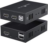 Extension avancée de signal HDMI KVM USB PWAYTEK pour contrôler un ordinateur à distance