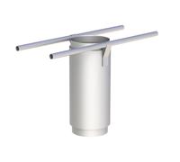 Extension avec compensation de dilatation et barres de fixation - simple paroi - Tecnovis TEC-EW-CLASSIC 130mm
