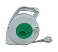 Extension Avec Enrouleur 3 Prese 10m Câble H05VV-F 3x1,5 Mmq Fanton Plume 01283