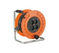 Extension Avec Enrouleur 4 Prese 50m Câble H05VV-F 3x1,5 Mmq Fanton Goliath