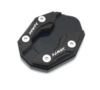 Extension Béquille Latérale Moto Coussinet D'agrandissement Pour YAMAHA NMAX 155 2020-2021 Accessoires Support Rue(NMAX LOGO D)