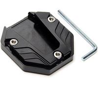 Extension Béquille Latérale Moto pour BMW K 1200 R (2005-2008), Aluminium Pied Support Agrandir Pad Plaque Base Coussin Prolongateur agrandissement Élargie,A Black