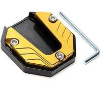 Extension Béquille Latérale Moto pour BMW S 1000 RR K67（2019-, Aluminium Pied Support Agrandir Pad Plaque Base Coussin Prolongateur agrandissement Élargie,A Gold