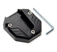 Extension Béquille Latérale Moto pour Honda Navi 2017-2023, Support Élargisseur Aluminium Antidérapant Stationnement Patin Pied Alliage Pad,A Black