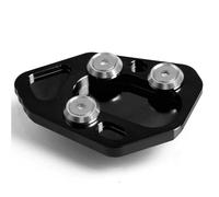 Extension Béquille Latérale pour Moto pour BMW F800R, F800S, F800ST, F800GT Sport Support De Béquille Extensible, Plaque D'extension Et Coussinets Béquille Agrandir Pad(Noir3)