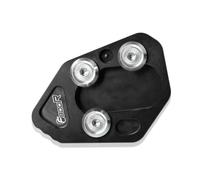 Extension Béquille Latérale pour Moto pour BMW F800R, F800S, F800ST, F800GT Sport Support De Béquille Extensible, Plaque D'extension Et Coussinets Béquille Agrandir Pad(NOIR2)